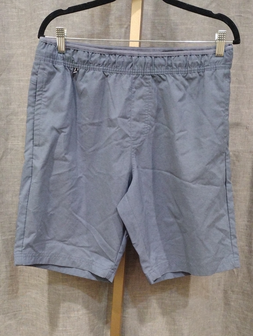 Men's Lightweight Voyager Elastic Waist Grey-Blue Shorts